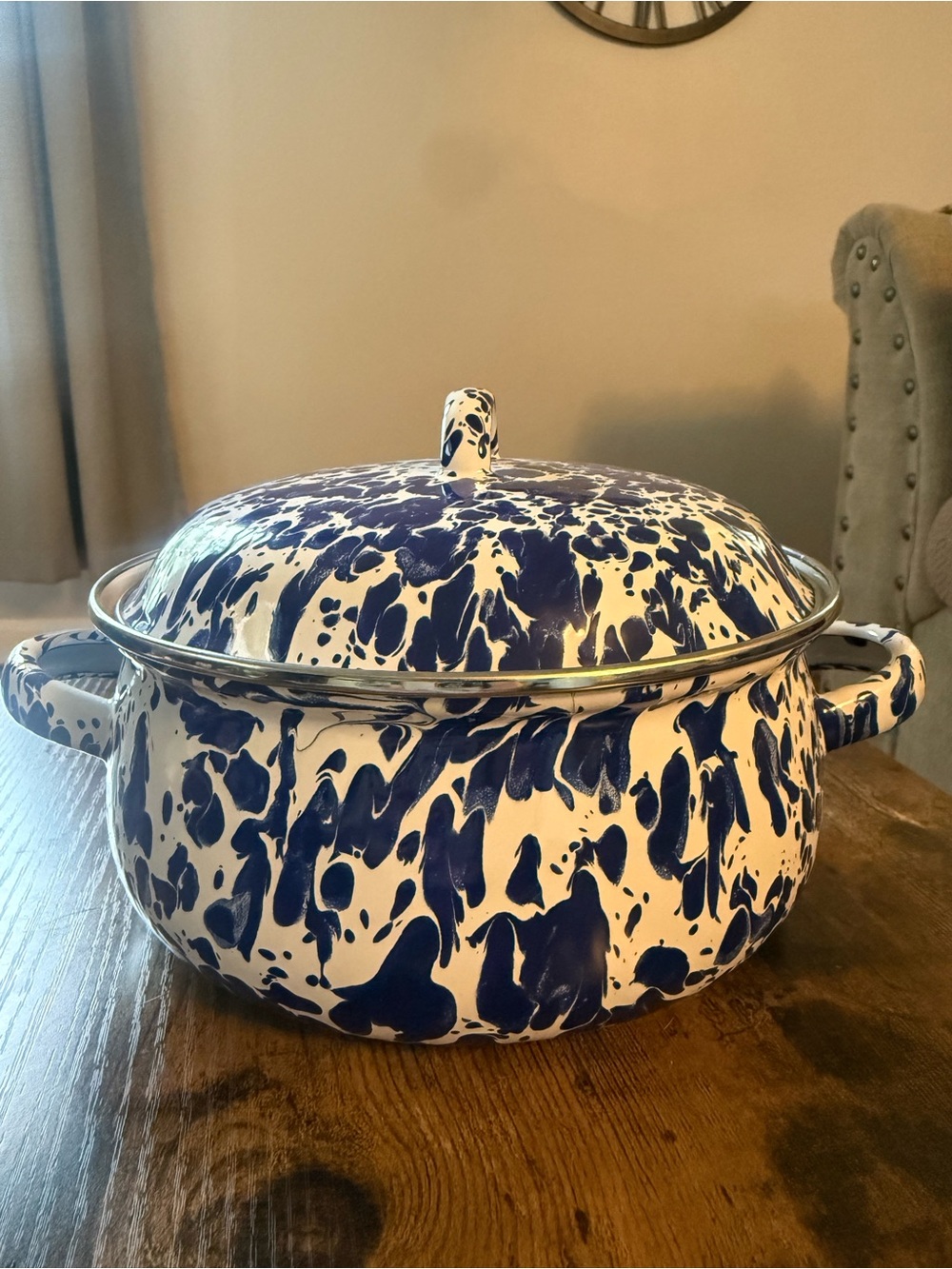 Golden Rabbit Cobalt Swirl Dutch Oven